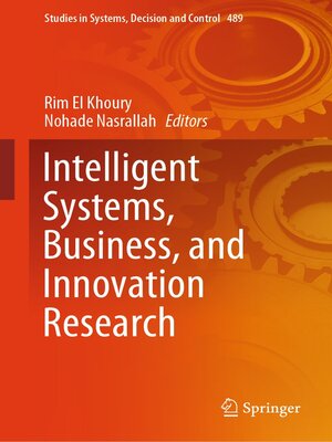 cover image of Intelligent Systems, Business, and Innovation Research